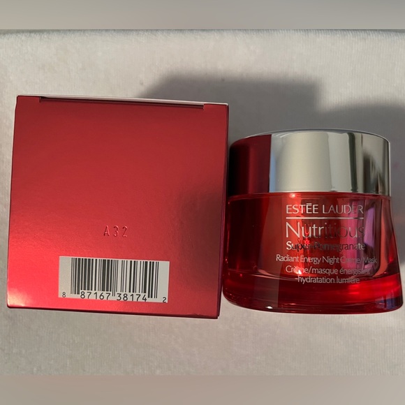 ♥️NIB♥️ESTEE LAUDER Nutritious Super Pomegranate Radiant Energy Night Crème/Mask - Picture 9 of 10